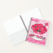 Carnet Fleur de naissance et Gem Janvier Lace Grand (Intérieur)