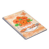 Carnet Fleur de naissance et Gem Octobre dentelle (Côté Droit)