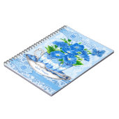 Carnet Fleur de naissance et Gem Septembre dentelle (Côté gauche)