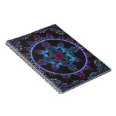 Carnet Fleur de nuit Mandala (Côté Droit)