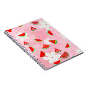 Carnet Fleur de pastèque - Fun Summer Floral Patch" (Côté Droit)
