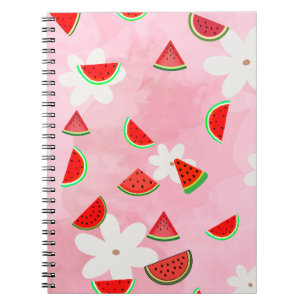 Carnet Fleur de pastèque - Fun Summer Floral Patch"