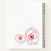 Carnet Fleur de pavot (Dos)