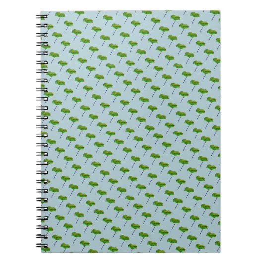 Carnet Fleur de pavot moderne moderne imprimé floral (Devant)