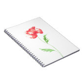 Carnet Fleur de pavot sauvage (Côté Droit)