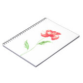 Carnet Fleur de pavot sauvage (Côté gauche)