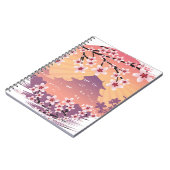 Carnet Fleur de pêche (Côté gauche)