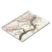 Carnet Fleur de pêche (couleur sur le papier) (Côté gauche)