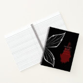Carnet Fleur de pluie Crimson (eng) (Intérieur)