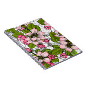 Carnet Fleur de pomme sur blanc (Côté Droit)