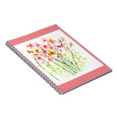 Carnet Fleur de prairie aquarelle (Côté Droit)