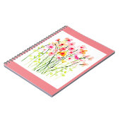 Carnet Fleur de prairie aquarelle (Côté gauche)