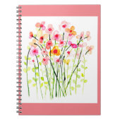 Carnet Fleur de prairie aquarelle (Devant)