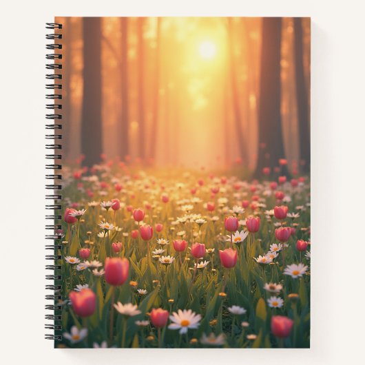 Carnet Fleur de printemps (Devant)