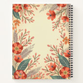 Carnet Fleur de printemps (Dos)