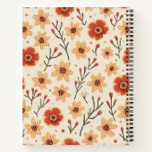 Carnet Fleur de printemps (Dos)