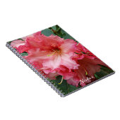 Carnet Fleur de Rhododendron rose (Côté Droit)