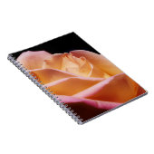 Carnet Fleur de rose jaune intense nature (Côté Droit)