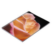 Carnet Fleur de rose jaune intense nature (Côté gauche)
