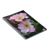 Carnet Fleur de rose sauvage rose florale Photo Fête des  (Côté Droit)