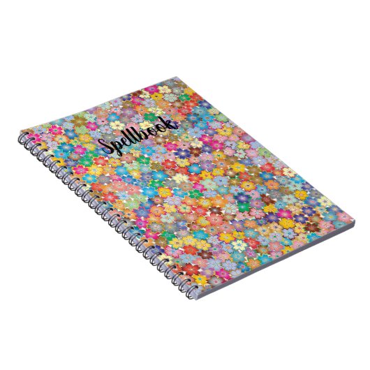 Carnet Fleur de Sakura multicolore (Côté Droit)