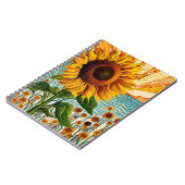 Carnet Fleur de soleil (Côté gauche)