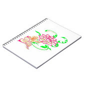 Carnet Fleur de tatouage (Côté gauche)