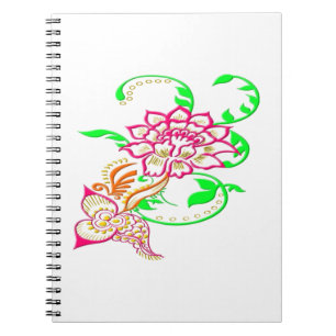 Carnet Fleur de tatouage
