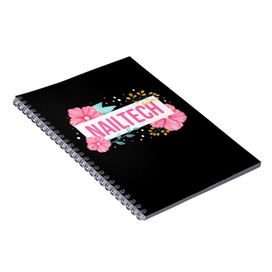 Carnet Fleur de technicien en ongles (Côté Droit)