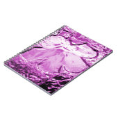 Carnet Fleur de verre violet (Côté gauche)