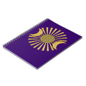 Carnet Fleur de vie avec la lune (Côté gauche)