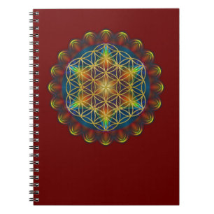 Carnet FLEUR DE VIE / Blume des Lebens - Mandala III
