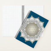 Carnet Fleur de Vie - Mandala Fleurs 1 (À l'intérieur)