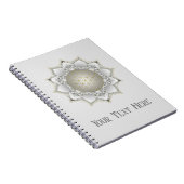Carnet Fleur de Vie - Mandala Fleurs 1 (Côté Droit)