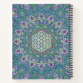 Carnet Fleur de Vie - Mandala Style Inde 1 (Dos)