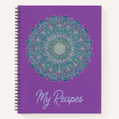Carnet Fleur de Vie - Mandala Style Indien 1 (Devant)