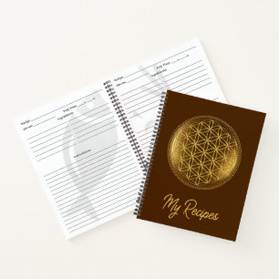 Carnet FLEUR DE VIE - Médaillon de Géométrie Sacrée 1