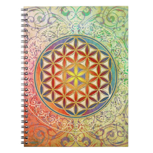 Carnet Fleur de vie - Ornement I (Devant)