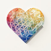 Carnet Fleur de vie - Peinture aquarelle (Dos)