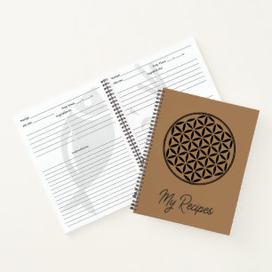 Carnet FLEUR DE VIE - Symbole de géométrie sacrée complet