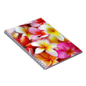 Carnet Fleur d'Hawaï de Frangipani de Plumeria customisée (Côté Droit)