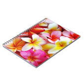 Carnet Fleur d'Hawaï de Frangipani de Plumeria customisée (Côté gauche)