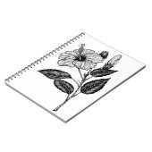 Carnet Fleur d'Hibiscus III (Côté gauche)