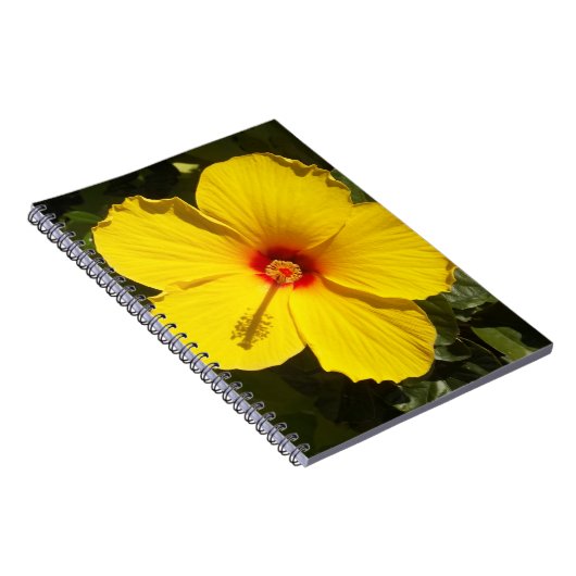 Carnet Fleur d'Hibiscus jaune (Côté Droit)