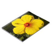 Carnet Fleur d'Hibiscus jaune (Côté gauche)