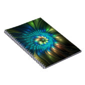 Carnet Fleur d'Imaginaire lumineux, Fractale Abstraite co (Côté Droit)