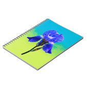Carnet Fleur d'iris (Côté gauche)