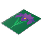 Carnet Fleur d'Iris (Côté gauche)