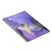 Carnet Fleur d'Iris Pourpre Florale (Côté Droit)