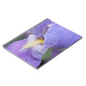 Carnet Fleur d'Iris Pourpre Florale (Côté gauche)